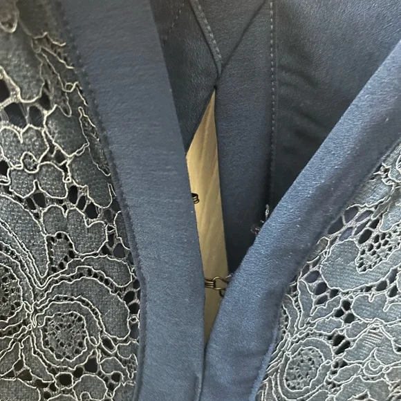 Free People Blue Lace Backless Dress - Picture 6 of 6